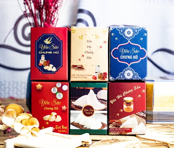 Hộp Giấy Đựng 1 Hũ Yến Chưng