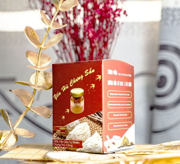 Hộp Giấy Đựng 1 Hũ Yến Chưng
