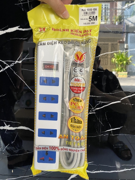 Ổ ĐIỆN HJD 0315-10A - TRẮNG 5M - 0.75mm2 ( 25c/1thùng )