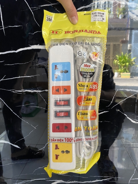 Ổ ĐIỆN HJD 0324B - TRẮNG 3M - 0.75mm2 ( 25c/1thùng )