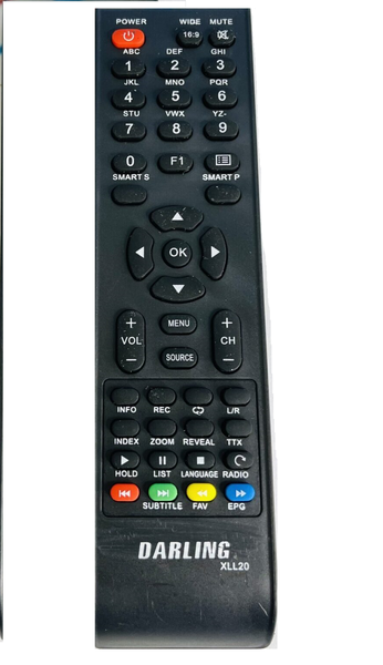 Remote tivi DARLING TV164 -  3D Mới XLL20