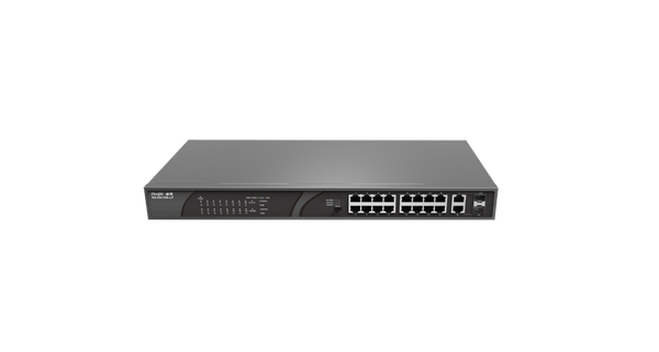 Switch Ruijie Reyee RG-ES118S-LP 16-Port 100Mbps + 2 Gigabit RJ45/SFP combo Ports