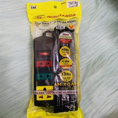 Ổ ĐIỆN HJD 0313B - TRẮNG 5M - 0.75mm2 ( 25c/1thùng )