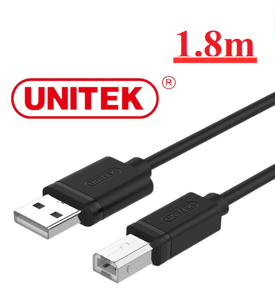 Dây USB máy In dài 1.8M UNITEK Y-C419 - FV