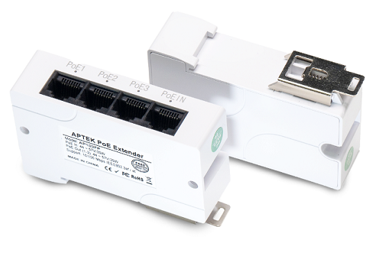 Switch PoE Extender 3 Port Aptek AP103FP | 1Gbps | 24W | 100 mét
