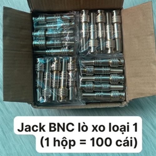 Jack, Rắc BNC lò xo dùng cho camera (hộp 100 con)