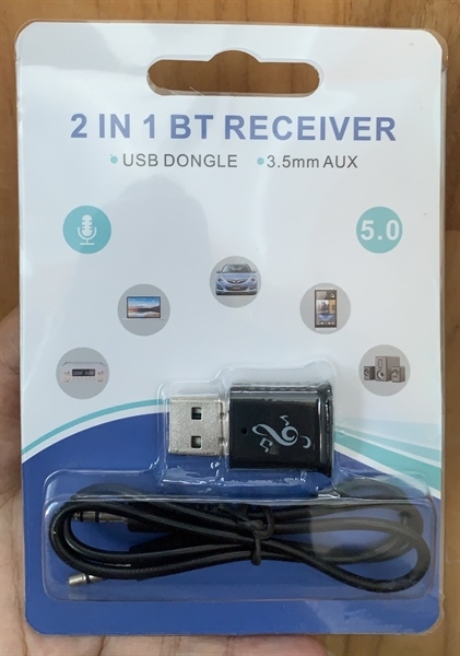 USB Bluetooth 2 in 1 BT Receiver 5.0 (Tốt)