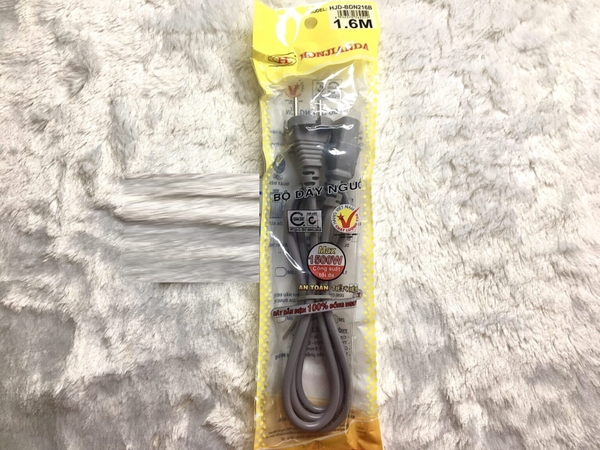 Dây nguồn máy tính, nồi cơm 0.5mm2 HJD-BND216B dài 1.6M