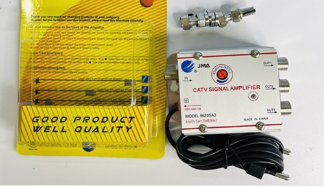 Bộ chia cáp truyền hình có khuếch đại CATV ra 3 Tivi