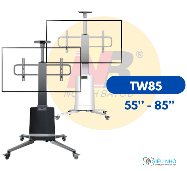 Khung treo tivi di động TW85 remote ( 55