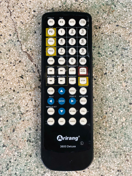 Remote ARIRANG TV297 - Điều khiển Karaoke | 3600 Deluxe
