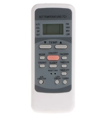Remote máy lạnh Midea ML91 - Nền đen