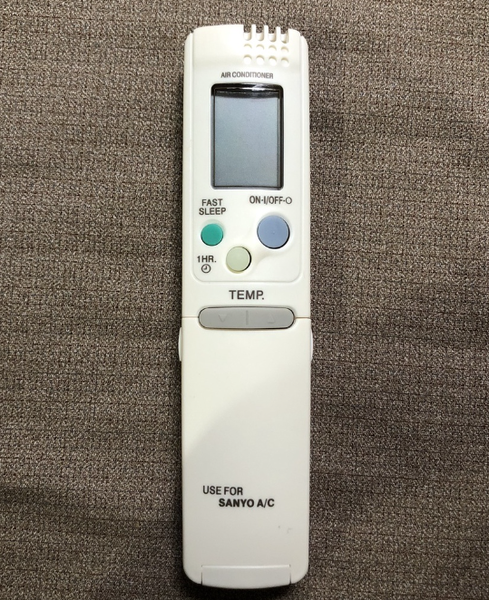 Remote máy lạnh Sanyo ML101 - Nút fast sleep