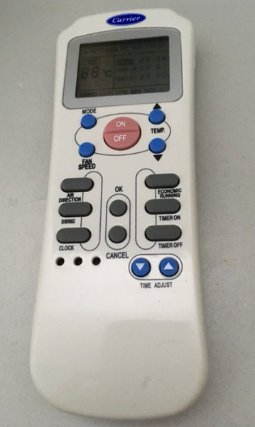 Remote máy lạnh CARRIER ML209 - 2 nút hồng