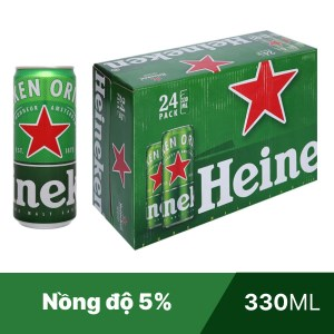 Thùng 24 lon bia -  quà tết