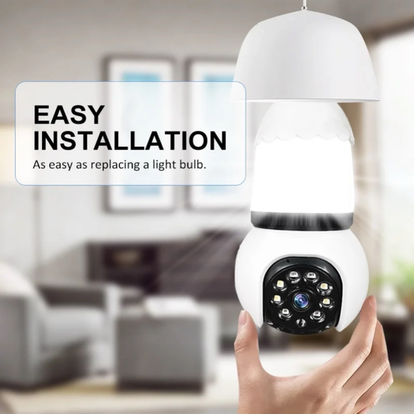 Camera Wifi YOOSEE tích hợp bóng đèn siêu sáng đàm thạm 2 chiều ( xem đêm có màu )