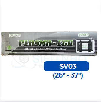 Khung treo tivi NGHIÊNG Sao Vàng SV03 26″-37″