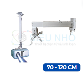 Khung treo máy chiếu Máy Chiếu Đa Năng Thả Trần 70-120cm