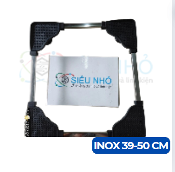 Chân đỡ máy lọc nước INOX 39-50 cm, không lót cao su