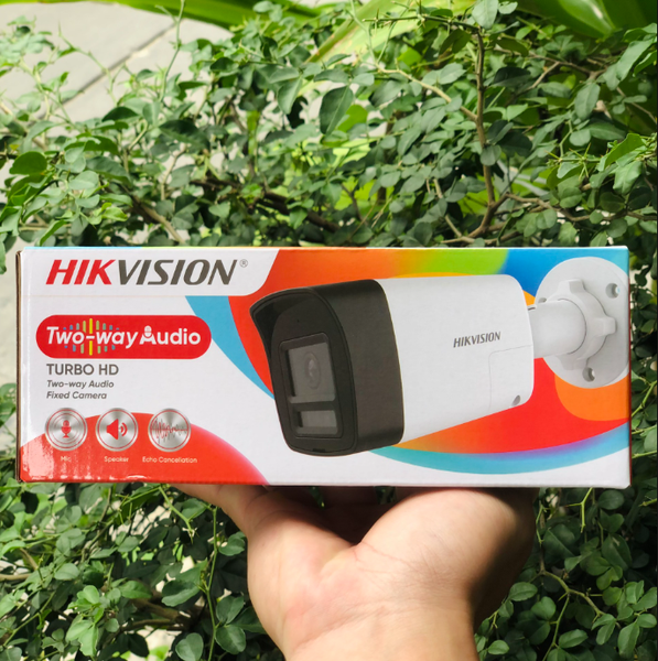 Camera TVI Thân 2MP DS-2CE16D0T-LPTS (3.6MM) (đàm thoại 2 chiều khi dùng đầu XT)