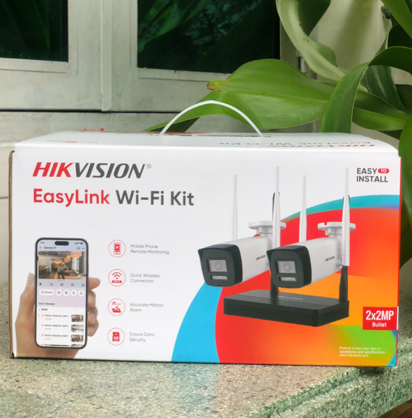 Bộ Kit camera Wifi 2MP HIKVISION DS-J142I/NKS422W0H
