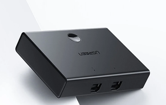 UGREEN 30345- USB 2.0 Sharing Switch 2x1 (Black)
