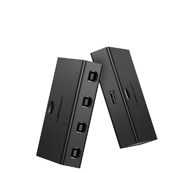 UGREEN 30346 -USB 2.0 Sharing Switch 4x1 (Black)