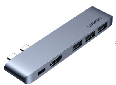 UGREEN 60559 USB-C Multifunction Adapter (Space Gray)