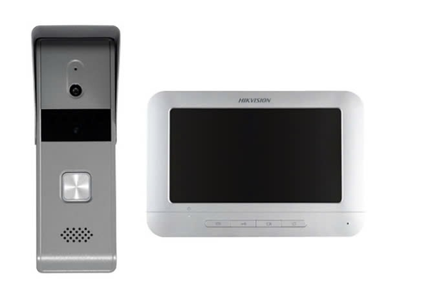 DS-KIS203T - Bộ điện thoại gọi cửa có hình HIKVISION ( gồm 1 màn + 1 nút+ nguồn 12v1a)