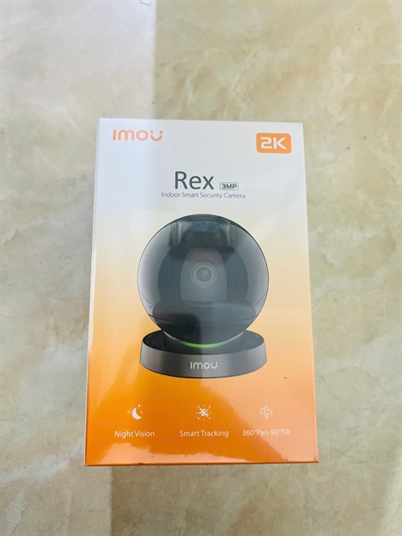 Camera IP IMOU trong nhà REX 3MP, IPC-A36 (xoay 360 độ, đàm thoại, báo động) (Cái)