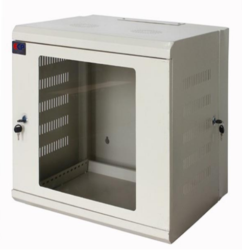 Tủ rack 12U - D600 bánh xe (Tủ ráp - 2 Ốp tháo rời)