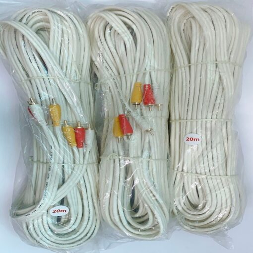 Dây AV 6 đầu HJD-AAV6200 20 MÉT . Đồng nguyên chất 100% --- Giá áp dụng Hộp 20s, ít hơn +1k