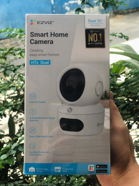 Camera Wifi EZVIZ H7C DUAL 2K+ (4MP+4MP) - 2 mắt 2 khung hình độc lập - Indoor