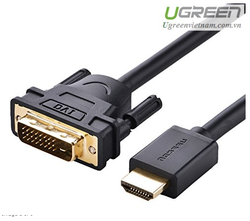 Cáp chuyển đổi HDMI to DVI 24+1 dài 15m HD106 Ugreen 10166