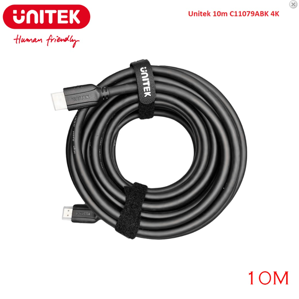 Cáp HDMI 2.0 4K 60Hz 10M Unitek C11079ABK