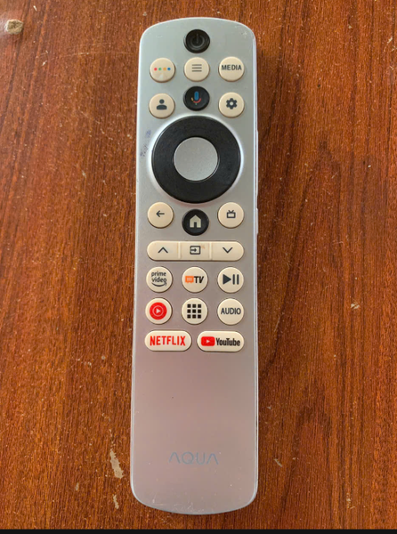 Remote TV AQUA xám