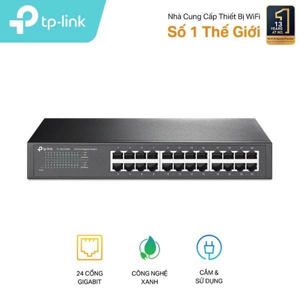 Switch 24 cổng Gigabit TP-LINK TL-SG1024D