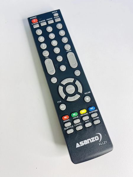 Remote Điều Khiển Tivi ASANZO dài (có 4 nút dưới)