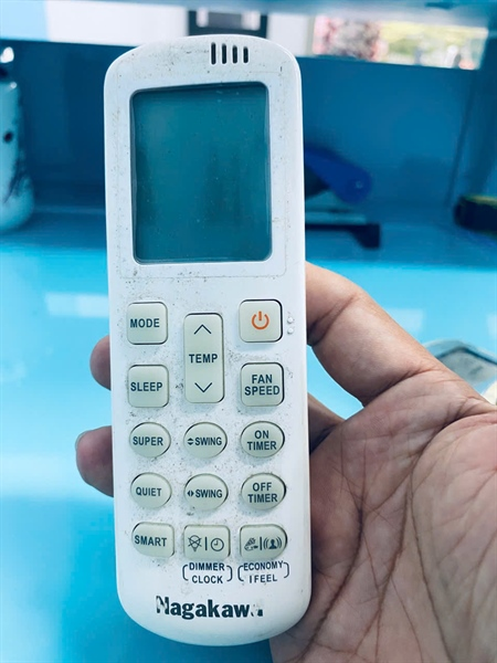 Remote máy lạnh Nagakawa bầu nút dạ quang