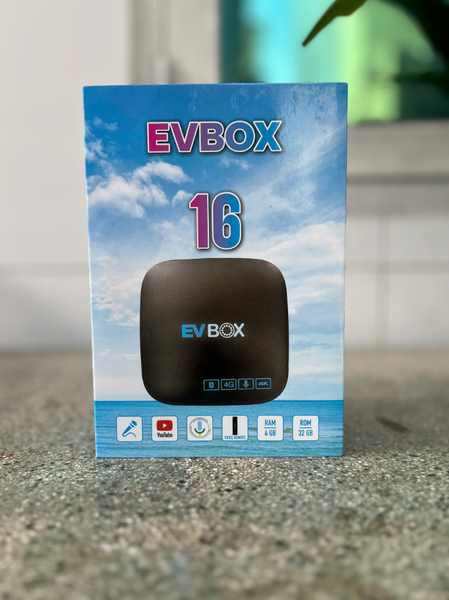 Android Tivi Box EVBOX PRO 16 PRO chuẩn 8K có ĐK giọng nói (Ram 4G/Rom 32Gb)