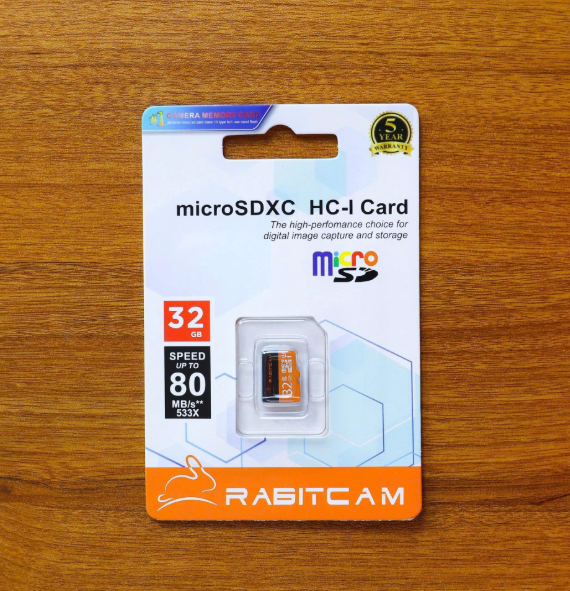 Thẻ nhớ 32GB RABITCAM - hộp/70c - Bảo hành 5 năm