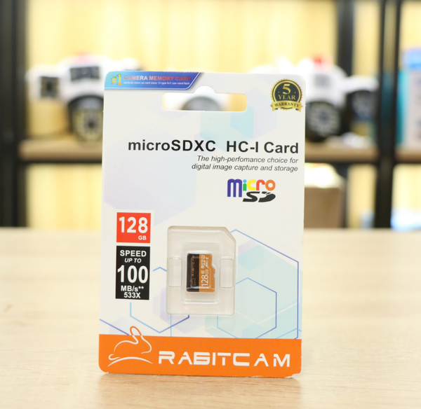 Thẻ nhớ 128GB RABITCAM - hộp/70c - Bảo hành 5 năm