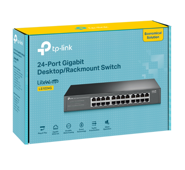 Switch TP-Link LS1024G (Gigabit (1000Mbps)/ 24 Cổng/ Vỏ Nhựa)