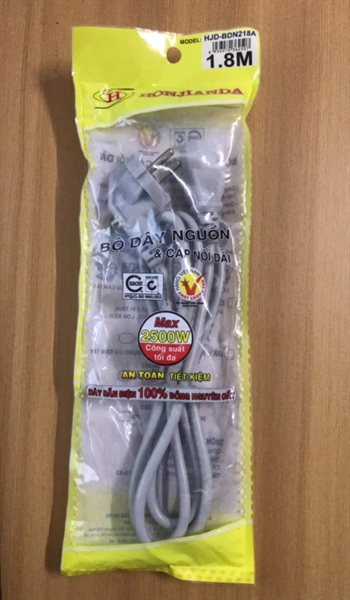 Dây nguồn máy tính, nồi cơm HJD-BND dài 1.8M