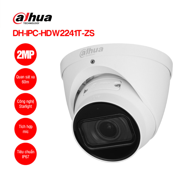 Camera IP 2MP DAHUA DH-IPC-HDW2241T-ZS