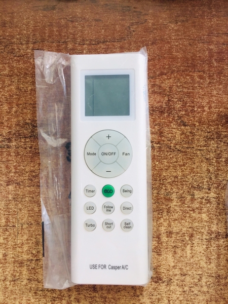 Remote máy lạnh CASPER ML148 - Nút xanh lá nhỏ