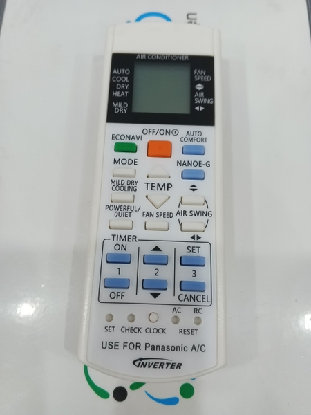 Remote Máy Lạnh Panasonic đa năng ML06 - Inverter (Xanh lá - Cam - Xanh Dương) - 