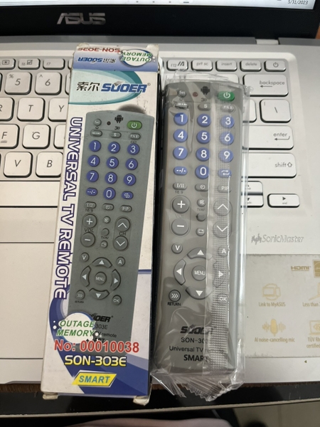 Remote Điều Khiển Tivi Đa Năng SUOER SON-303E ( 1000 in 1 )