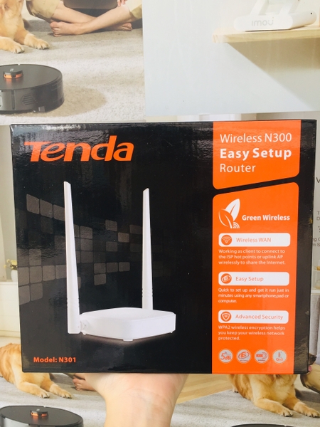 Router – Thiết Bị Phát Sóng Wifi 2 Anten TENDA N301 | Chuẩn N tốc độ 300Mbps