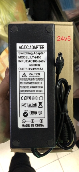 Nguồn 24V/5A SONY - Made in CHINA (chưa gồm dây số 8)